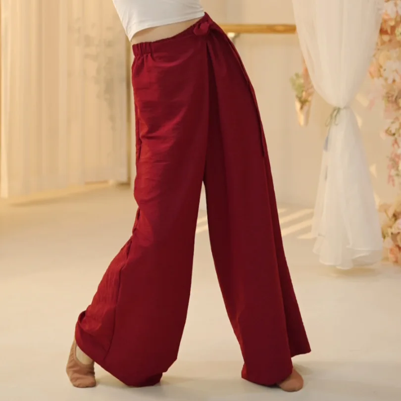 pants adult women's elegant loose wide-leg pants dance clothing autumn classical dance body modern
pants adult women's elegant loose wide-leg pants dance clothing autumn classical dance body modern