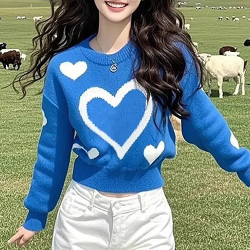 High Street Casual Printing Pullovers Elegant All-match Y2K Tops Spring Autumn New Round Neck Long Sleeve Fashion Sweater
High Street Casual Printing Pullovers Elegant All-match Y2K Tops Spring Autumn New Round Neck Long Sleeve Fashion Sweater