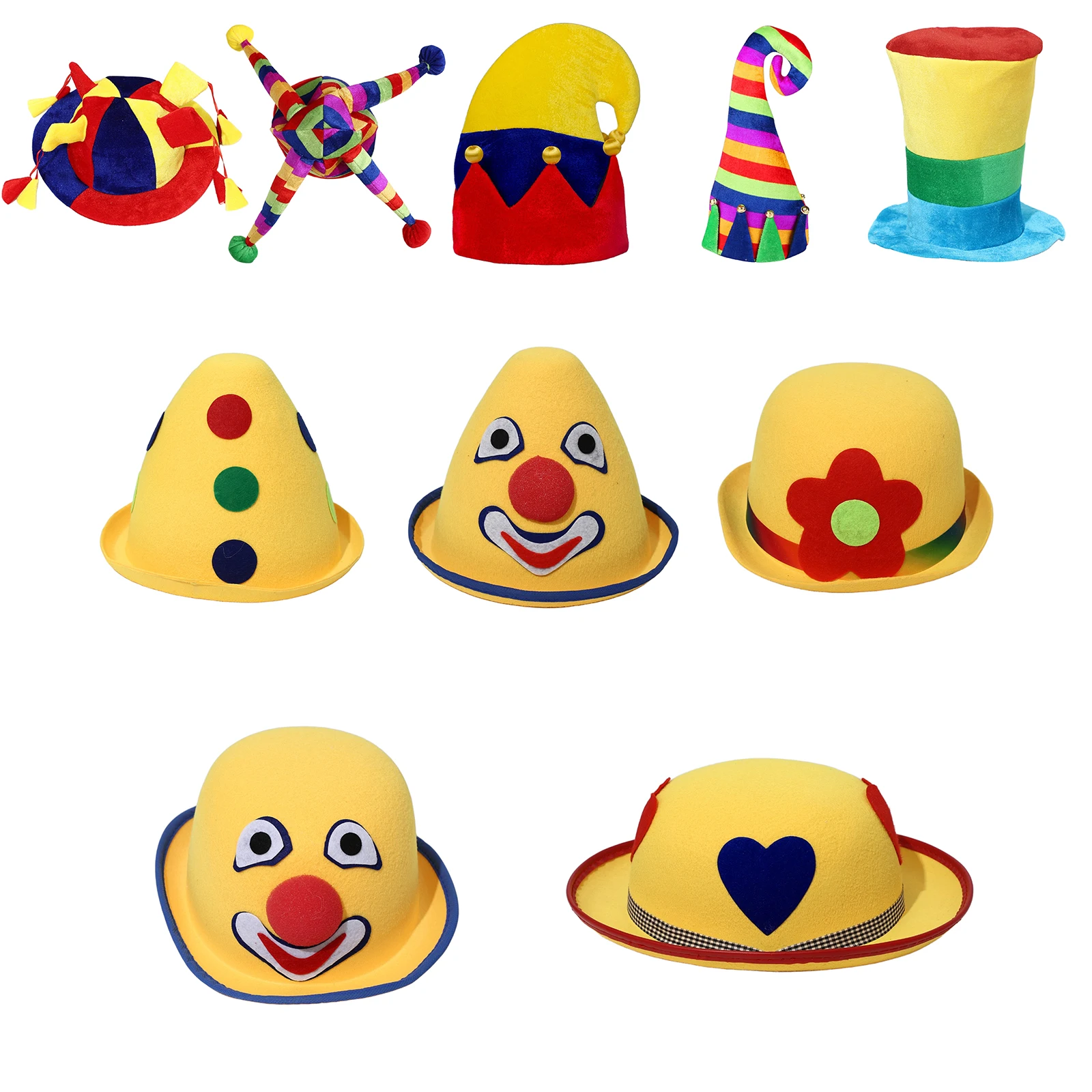 Cosplay Clown Hat Festival Party Headdress Vinyl Holiday Mardi Gras Costume Costume Parties Stage Performance Joker Clown Hat
Cosplay Clown Hat Festival Party Headdress Vinyl Holiday Mardi Gras Costume Costume Parties Stage Performance Joker Clown Hat