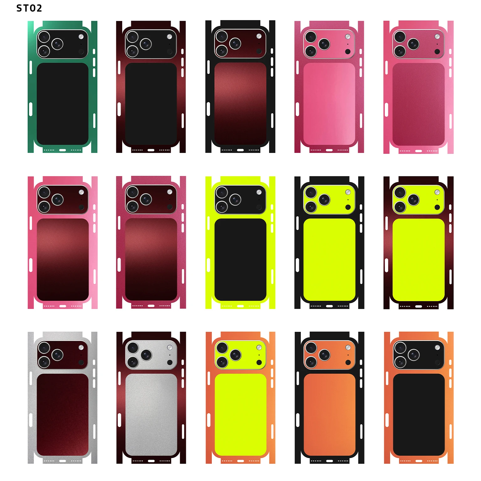 2PCS For iPhone 17 pro Max /17 pro Camera with battery Decal Skin Wrap Colorful Rear Protective Sticker Film
2PCS For iPhone 17 pro Max /17 pro Camera with battery Decal Skin Wrap Colorful Rear Protective Sticker Film