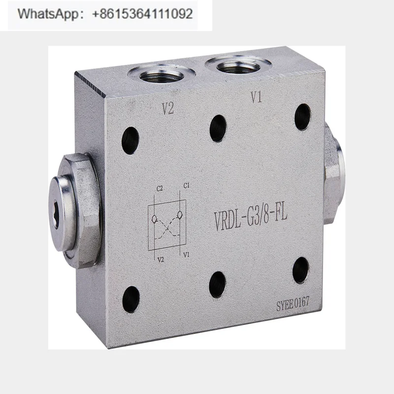 Two-way hydraulic lock VRDL-G3/8-FL outrigger cylinder pressure retaining valve drilling rig sanitation truck, excavator with
Two-way hydraulic lock VRDL-G3/8-FL outrigger cylinder pressure retaining valve drilling rig sanitation truck, excavator with