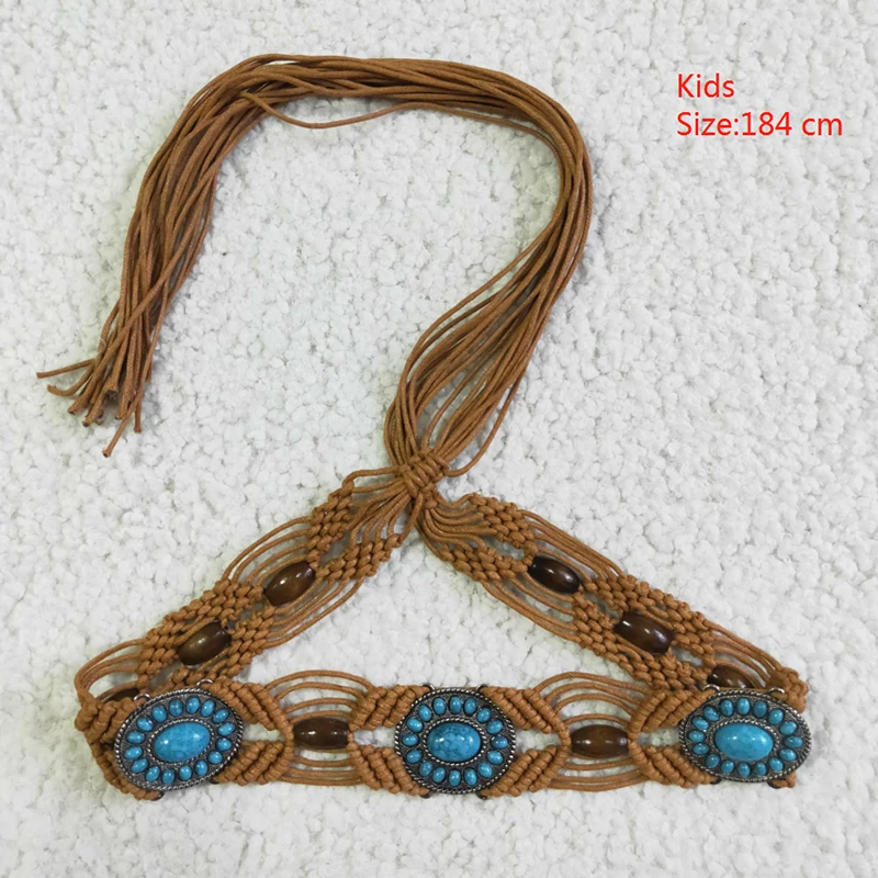 Wholesale Baby Girl Kids Western Turquoise Adjustable Belt Toddler Children Jeans Waistband
Wholesale Baby Girl Kids Western Turquoise Adjustable Belt Toddler Children Jeans Waistband