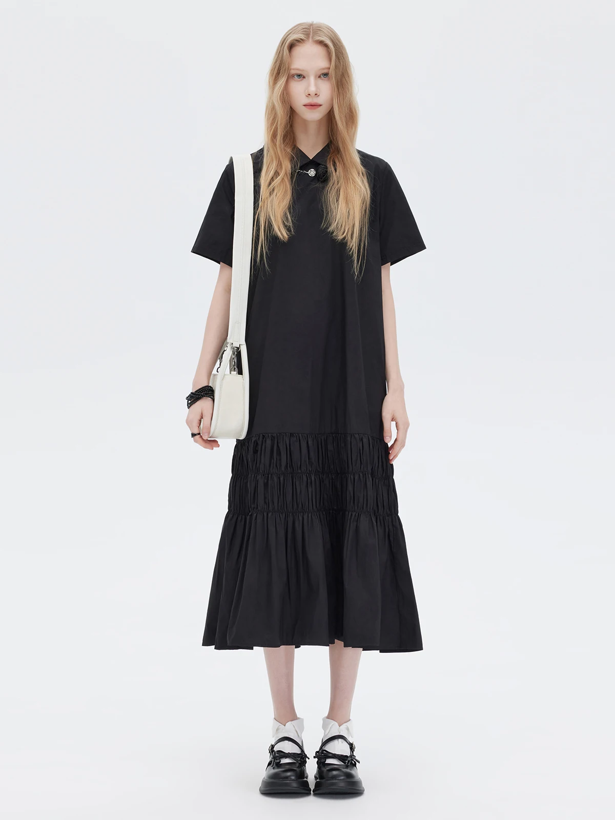 Summer Cotton Blend Loose Svel Dr Collar Pleated Long Skirt Sle Women's Clothing Comfortable Breathable Maxi ...
Summer Cotton Blend Loose Svel Dr Collar Pleated Long Skirt Sle Women's Clothing Comfortable Breathable Maxi ...