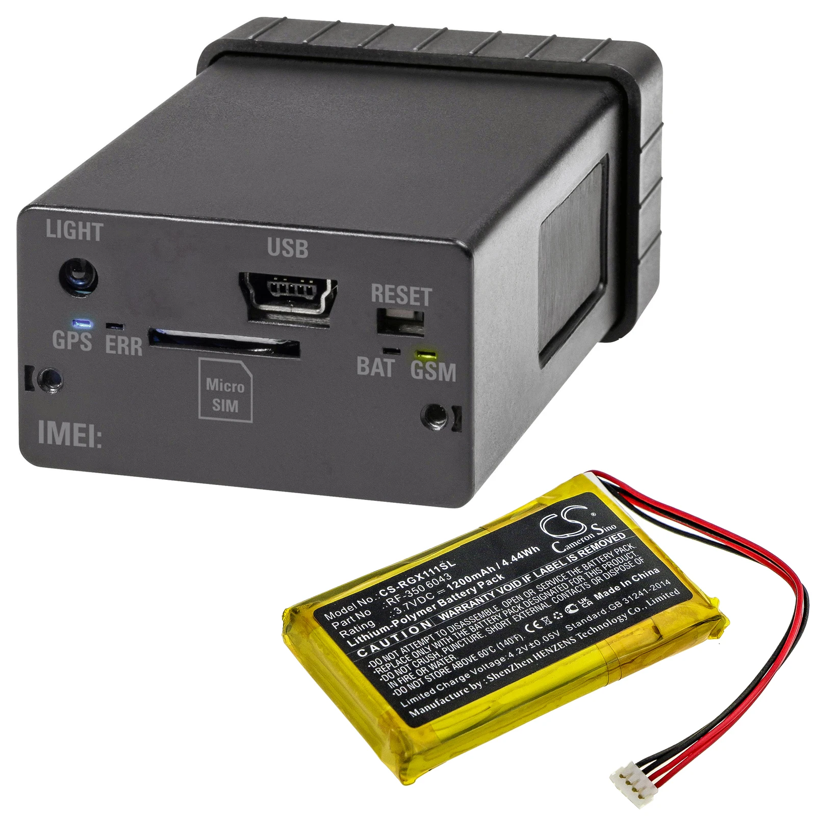 Cameron Sino 3.7V 1200mAh GPS, Navigator Battery RF-350 6043 for Renkforce GX-111, GX111, GX 111 +TOOL
Cameron Sino 3.7V 1200mAh GPS, Navigator Battery RF-350 6043 for Renkforce GX-111, GX111, GX 111 +TOOL