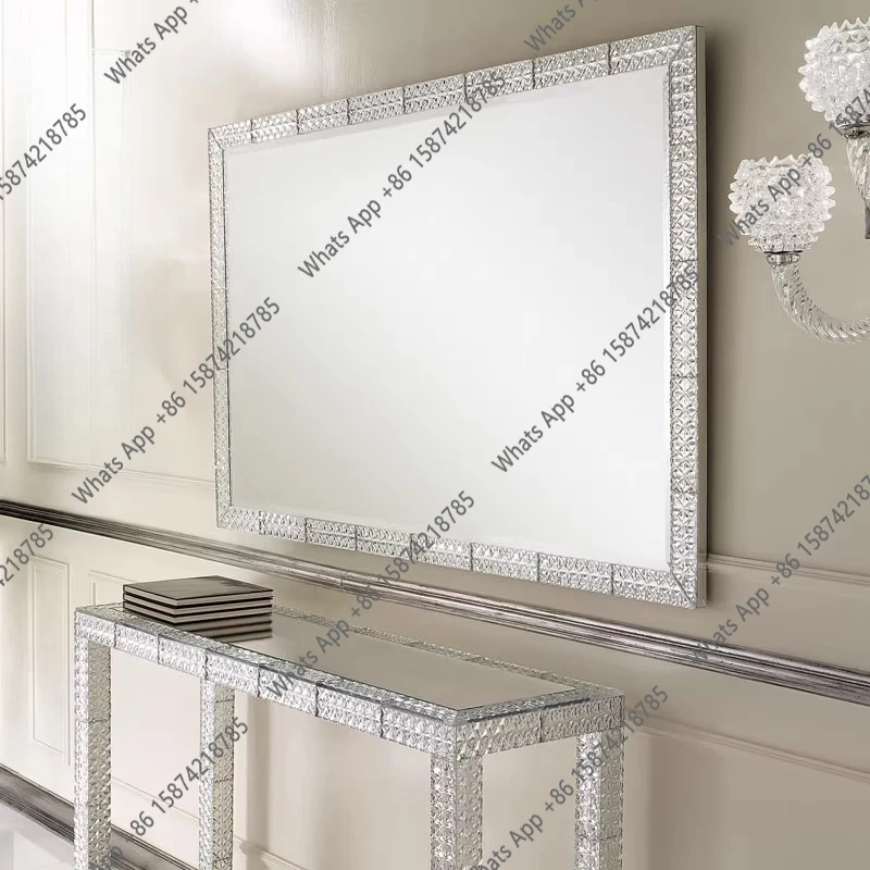 Photo art simple ornament home full-length mirror European wall-hanging decorative makeup mirror carving
Photo art simple ornament home full-length mirror European wall-hanging decorative makeup mirror carving