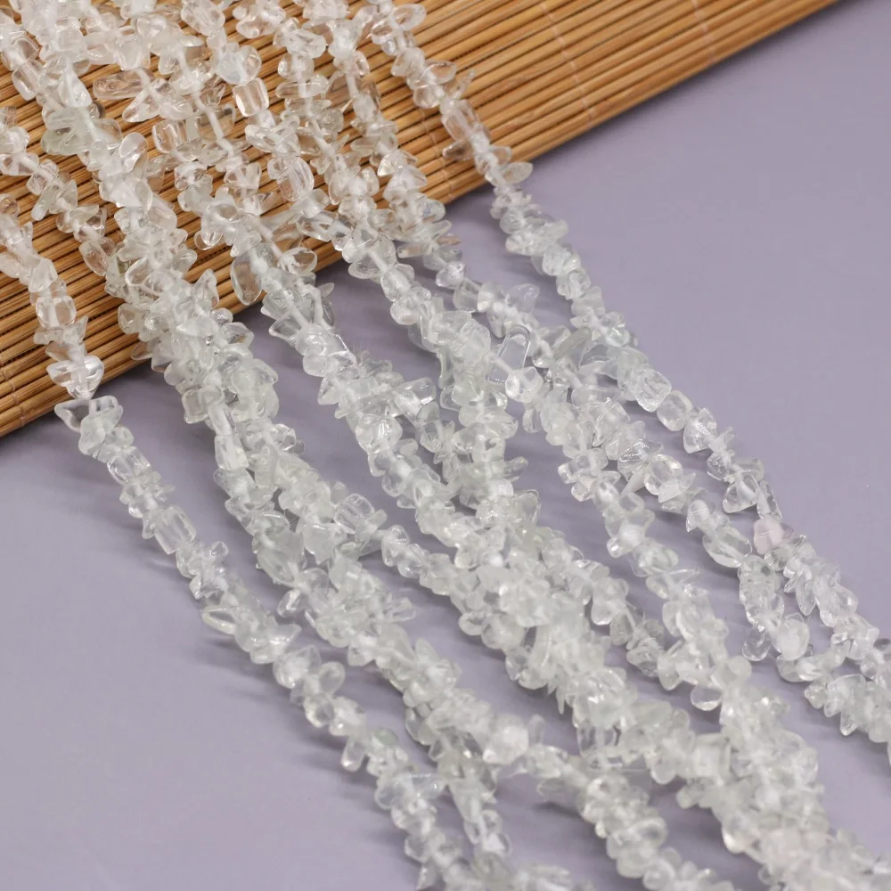 Irregular Natural Stone Clear Quartz Loose Beads for Jewelry Making DIY Bracelets Necklace Strands 3x5-4x6mm
Irregular Natural Stone Clear Quartz Loose Beads for Jewelry Making DIY Bracelets Necklace Strands 3x5-4x6mm