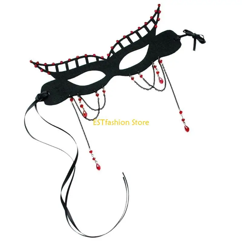 Y5GC Маскарадная маска с кисточками Хэллоуинская маска Стразы Маска Полумаска для лица
Y5GC Маскарадная маска с кисточками Хэллоуинская маска Стразы Маска Полумаска для лица