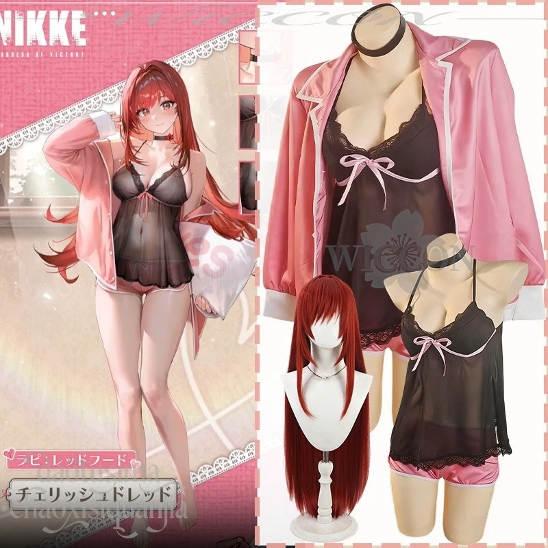 NIKKE The Victory Rapi Cosplay Sexy Sheer V-neck Camisole Lingerie Pink Coat Jirai Kei Anime Girl Halloween
NIKKE The Victory Rapi Cosplay Sexy Sheer V-neck Camisole Lingerie Pink Coat Jirai Kei Anime Girl Halloween