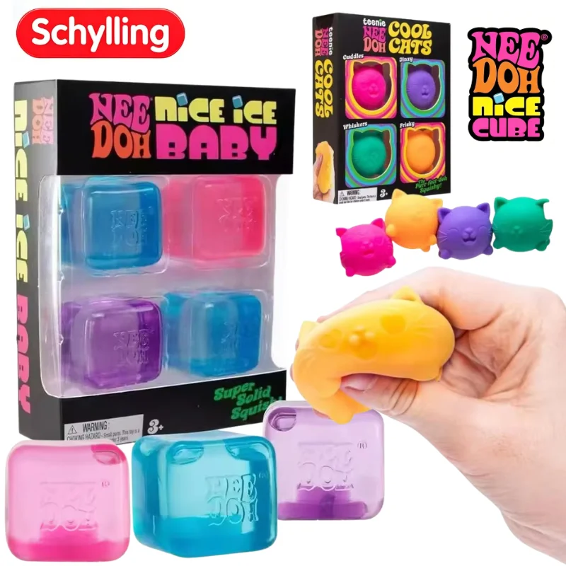 Schylling Mini Nice Cube & Cool Cats Blind BoxToy Squishy Soft Calming Stress Relief for Decor Kids Adults Gift
Schylling Mini Nice Cube & Cool Cats Blind BoxToy Squishy Soft Calming Stress Relief for Decor Kids Adults Gift