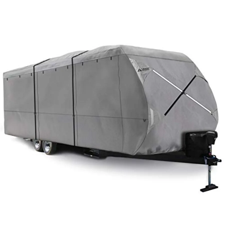 Windproof Upgraded Travel Trailer RV Cover Fits 18'-20' Camper 300D Top Premium Fabric
Windproof Upgraded Travel Trailer RV Cover Fits 18'-20' Camper 300D Top Premium Fabric