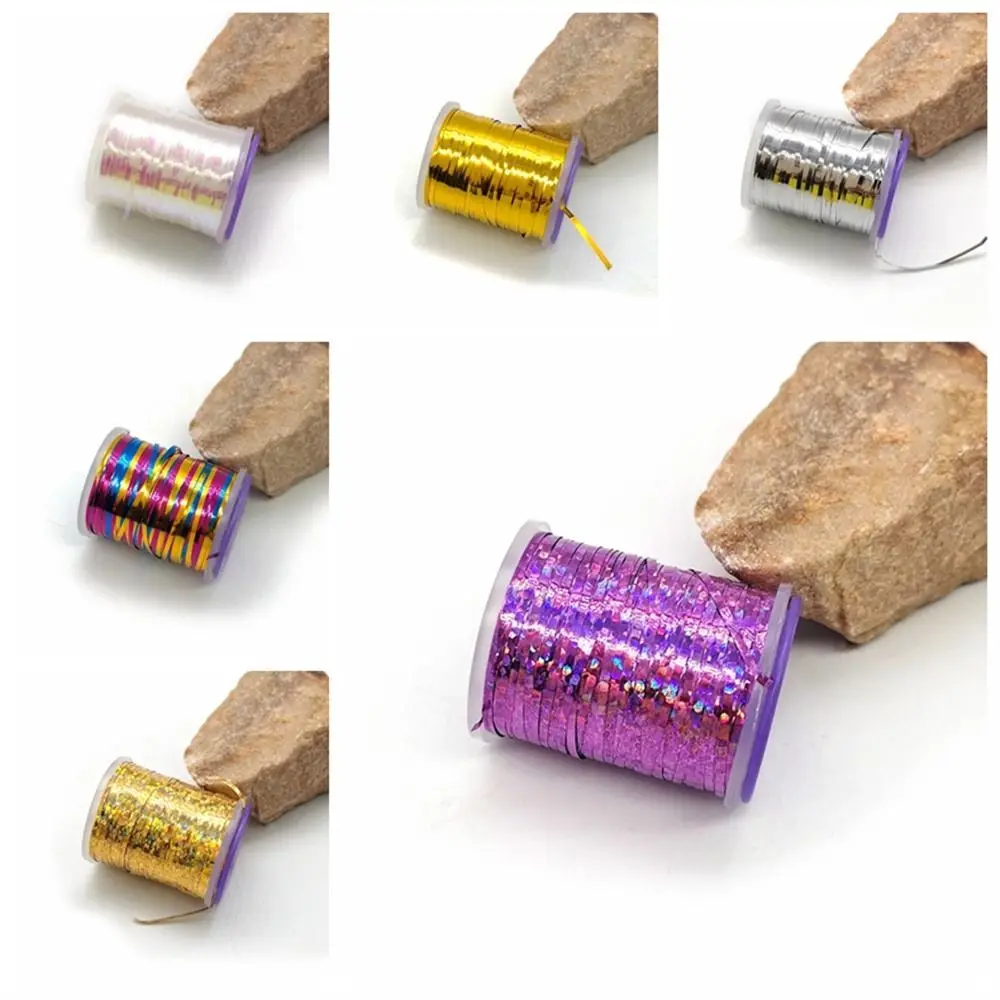 Holographic Flat Tinsel Fly Tying Materials 1mm Nymph Thread Small 120Yard Tinsel Flash Streamer Fly Tying Materials
Holographic Flat Tinsel Fly Tying Materials 1mm Nymph Thread Small 120Yard Tinsel Flash Streamer Fly Tying Materials