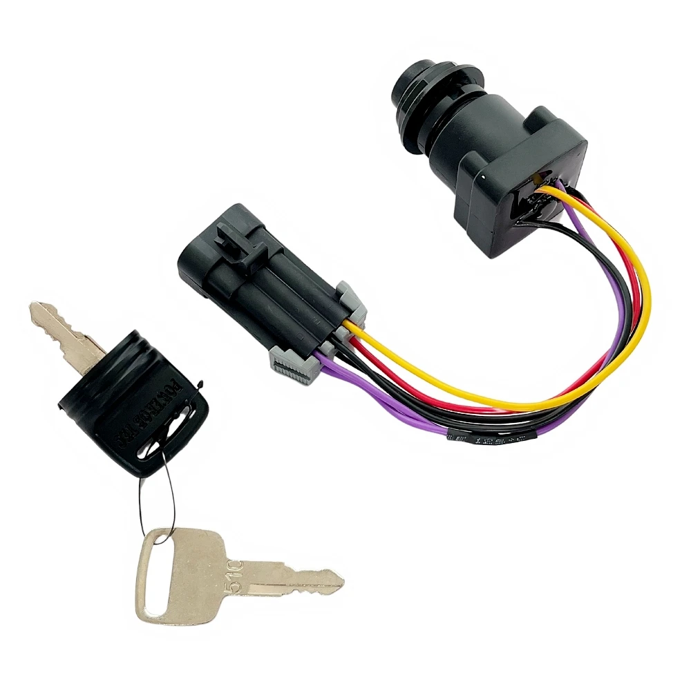 Marine remote top mounted controller start key switch assy 4 Positlon With Housing Single Engine 893353A03
Marine remote top mounted controller start key switch assy 4 Positlon With Housing Single Engine 893353A03