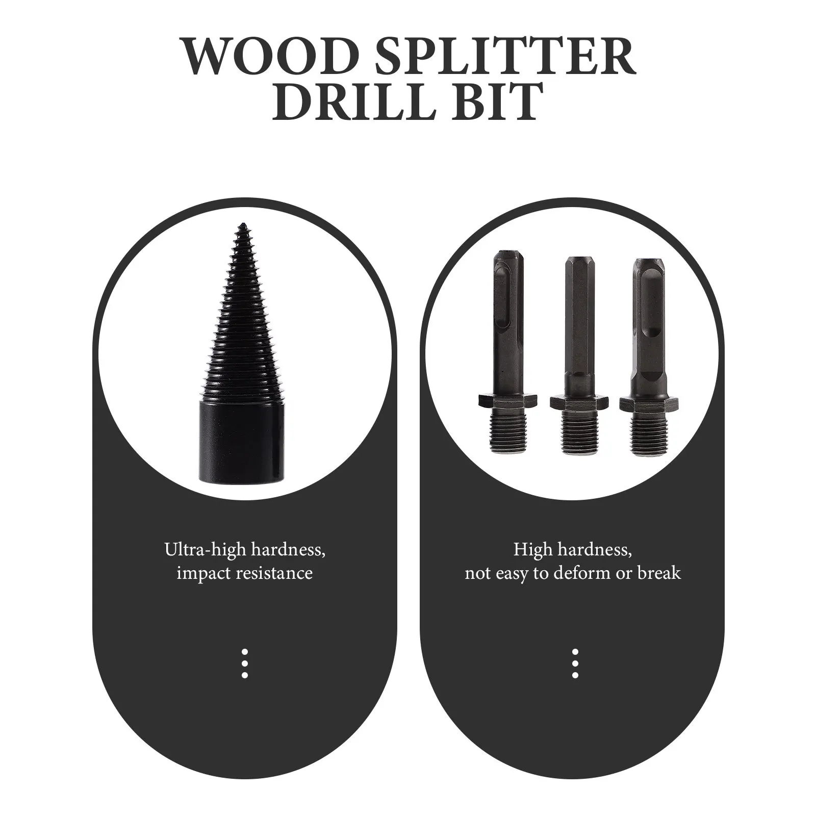1 set Firewood Bit Set Carbon Steel Wood Splitting Log Splitter Electric Drill Woodworking Tool Splitting Drill Bits Garden Tool
1 set Firewood Bit Set Carbon Steel Wood Splitting Log Splitter Electric Drill Woodworking Tool Splitting Drill Bits Garden Tool