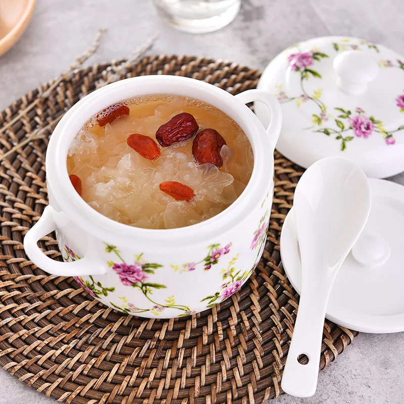 Маленькая керамическая кастрюля с крышкой, паровая чаша для супа, чашка для приготовления на пару для домашней кухни: для яиц, лекарственных трав, тоника из птичьих гнезд
Маленькая керамическая кастрюля с крышкой, паровая чаша для супа, чашка для приготовления на пару для домашней кухни: для яиц, лекарственных трав, тоника из птичьих гнезд