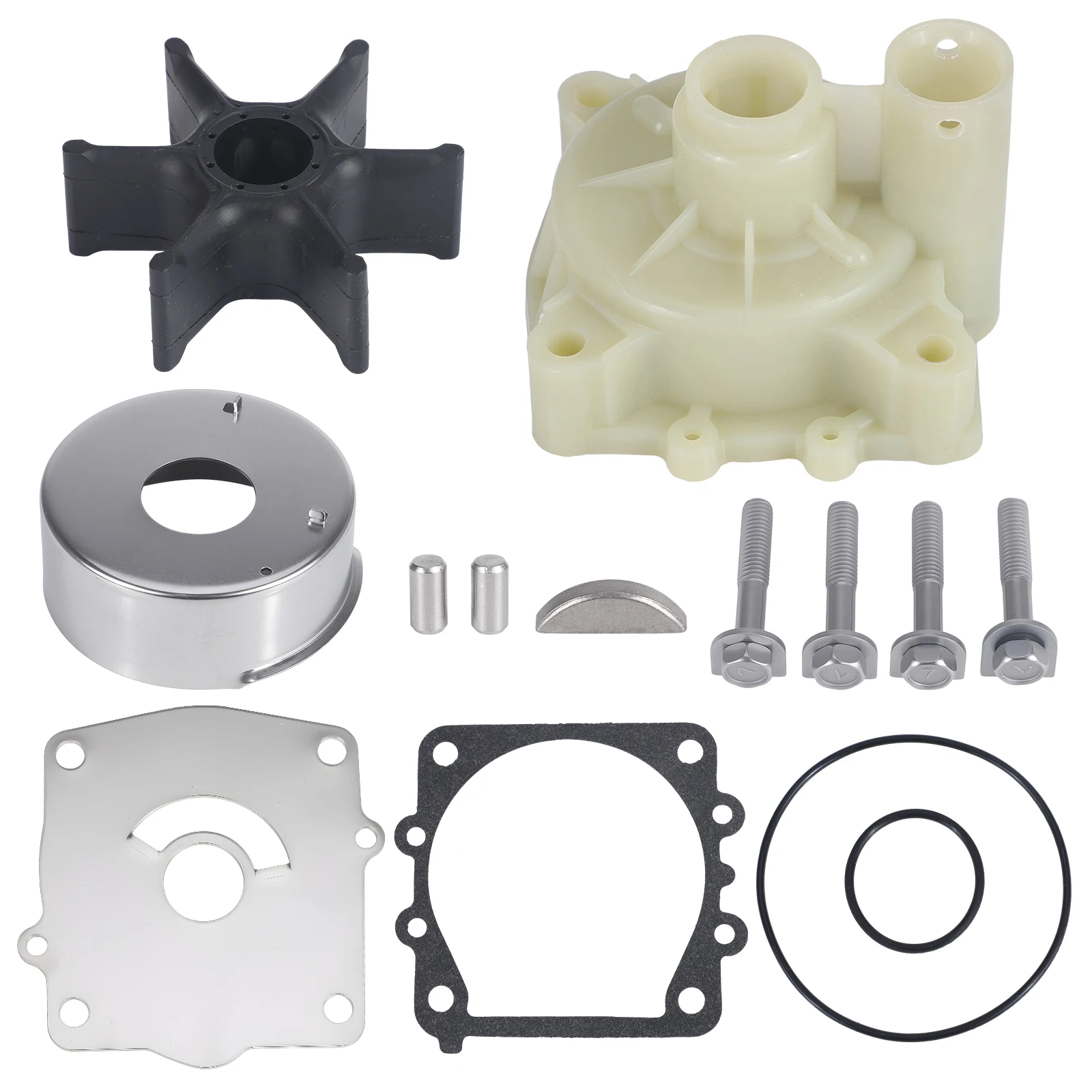 Outboard Water Pump Impeller Repair Kit For Yamaha 150 175 200 225 250 300HP Replaces 61A-W0078-A2-00 61AW0078 Black Rubber 6B
Outboard Water Pump Impeller Repair Kit For Yamaha 150 175 200 225 250 300HP Replaces 61A-W0078-A2-00 61AW0078 Black Rubber 6B