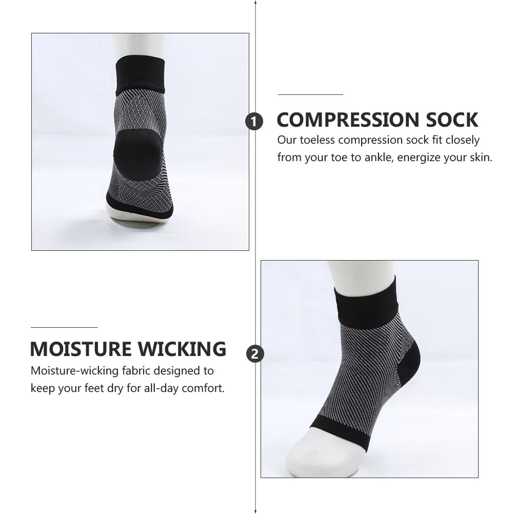 2 Pairs Ankle Socks Simple Compression Foot Sleeves Arch of Athletic Spandex Brace
2 Pairs Ankle Socks Simple Compression Foot Sleeves Arch of Athletic Spandex Brace