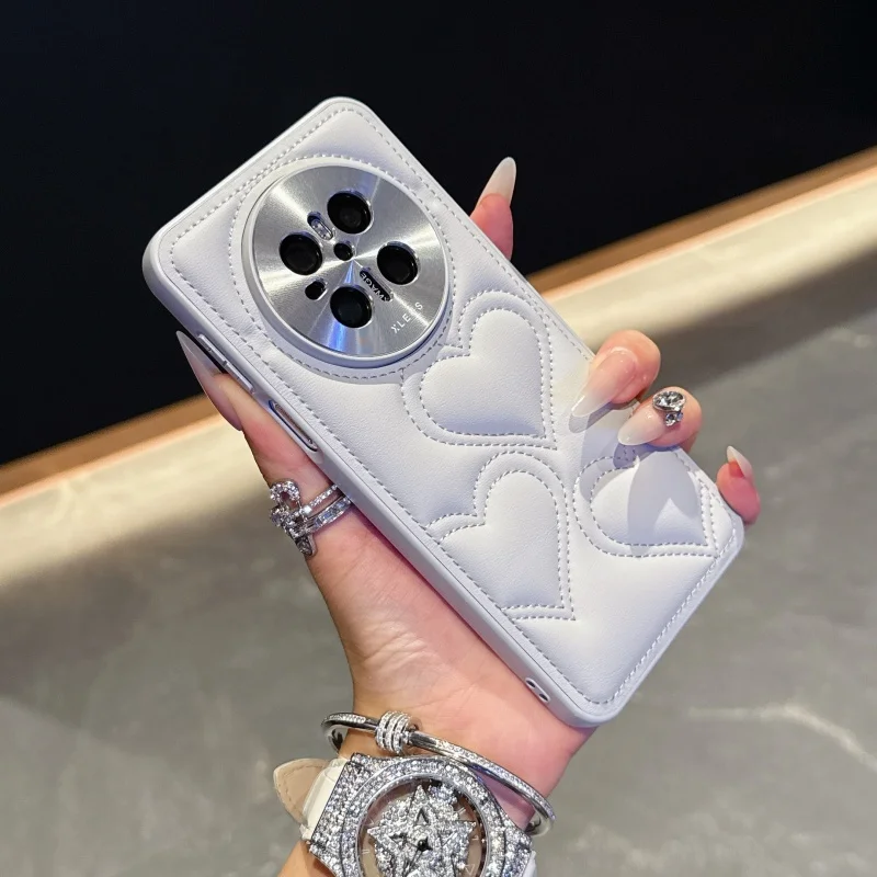 Kawaii Love Heart Simple Solid Color Leather Skin Case For Huawei Mate 60 70 Pro Full Camera Lens Protection Back Cover Shell
Kawaii Love Heart Simple Solid Color Leather Skin Case For Huawei Mate 60 70 Pro Full Camera Lens Protection Back Cover Shell