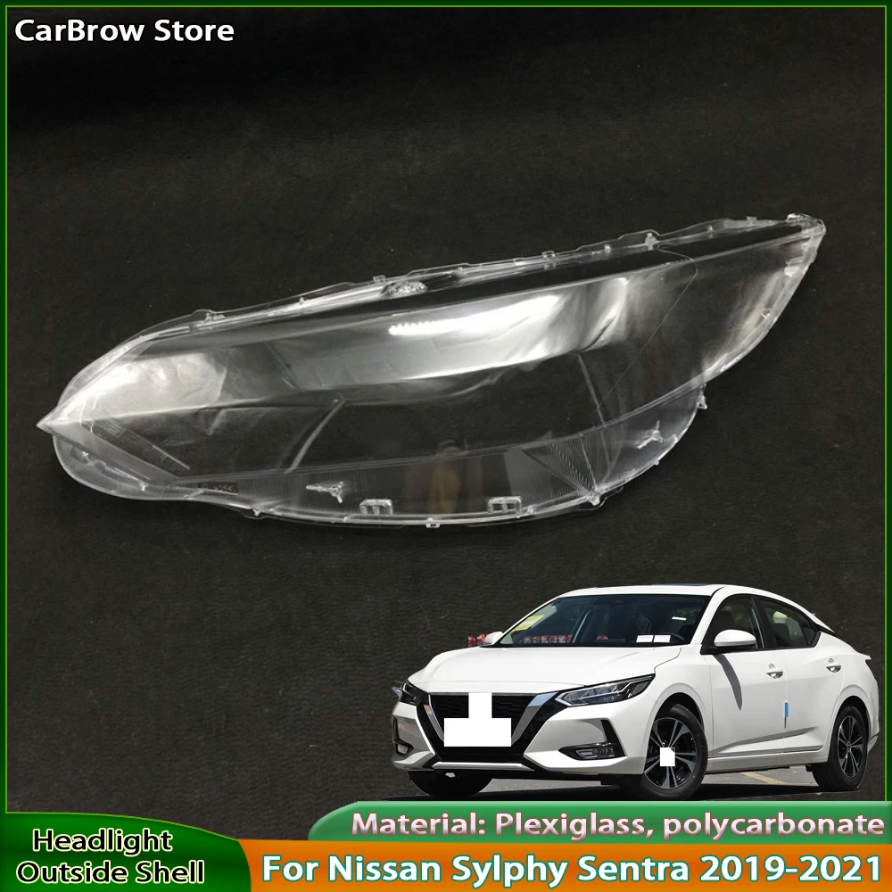For Nissan Sylphy Sentra 2019 2020 2021 2022 Headlamp Cover Transparent Lampshade Headlight Shell Mask Lens Plexiglass
For Nissan Sylphy Sentra 2019 2020 2021 2022 Headlamp Cover Transparent Lampshade Headlight Shell Mask Lens Plexiglass