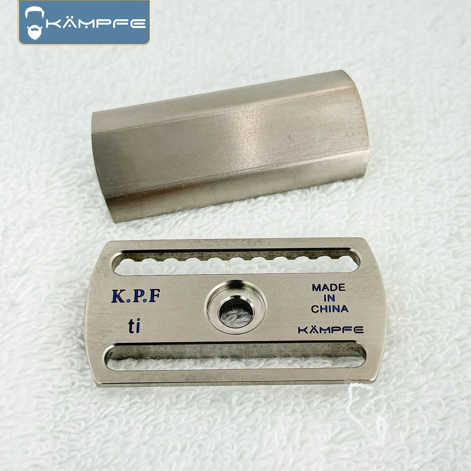 KAMPFE Titanium Double-edged Mens Safety Razor Head Replacement Accessory For Beginners
KAMPFE Titanium Double-edged Mens Safety Razor Head Replacement Accessory For Beginners