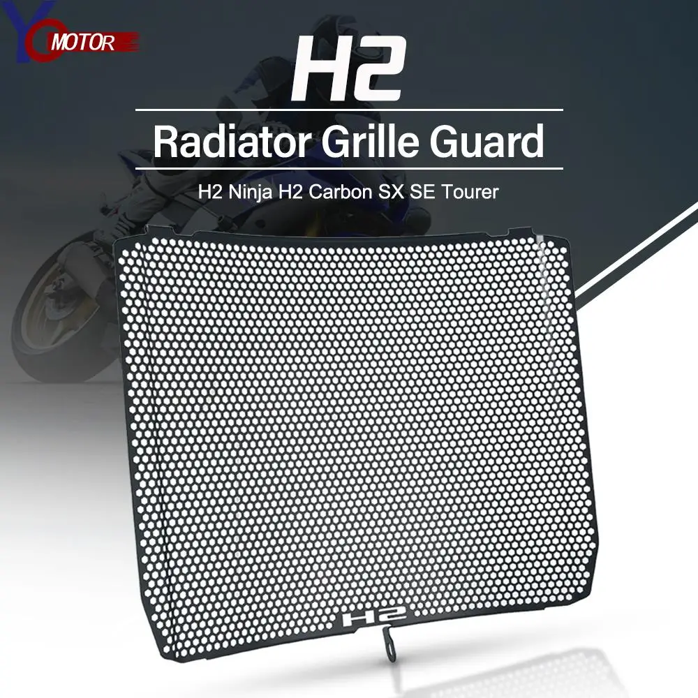 For Kawasaki Ninja H2/SX/SE/Carbon 17-20 H2R 15-20 H2 SX/Performance/Tourer 2018-2020 ZH2 Motorcycle Radiator Grille Guard Cover
For Kawasaki Ninja H2/SX/SE/Carbon 17-20 H2R 15-20 H2 SX/Performance/Tourer 2018-2020 ZH2 Motorcycle Radiator Grille Guard Cover
