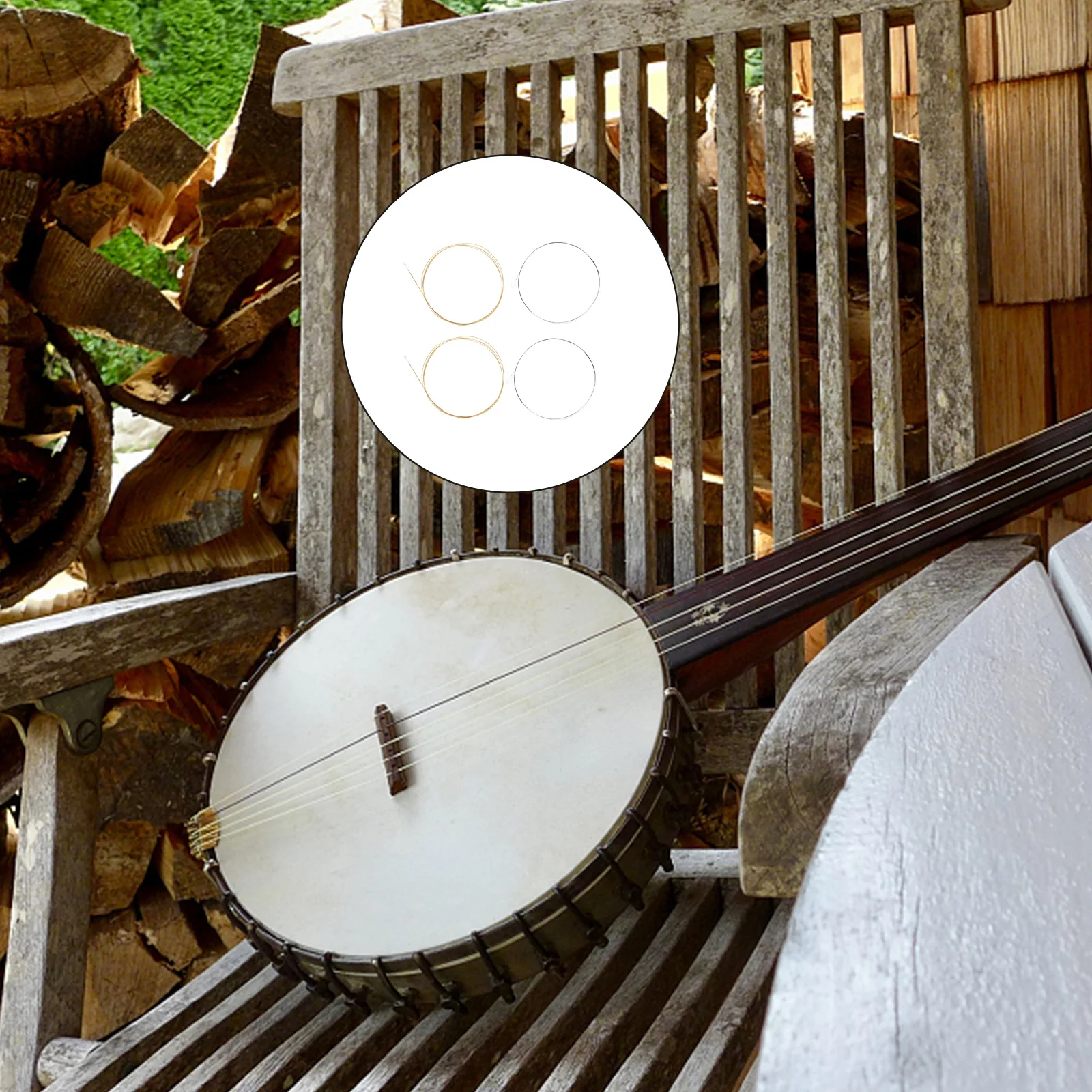 1 set 1 Set Strings Replacements Steel Music Wire For Four-String Banjo String Four-String Banjo Instrument Accessories Kit
1 set 1 Set Strings Replacements Steel Music Wire For Four-String Banjo String Four-String Banjo Instrument Accessories Kit