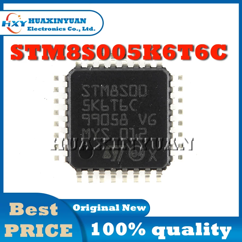 STM8S005K6T6C STM STM8S STM8S005 STM8S005K6 STM8S005K6T6C MCU новая стандартная фотография
STM8S005K6T6C STM STM8S STM8S005 STM8S005K6 STM8S005K6T6C MCU новая стандартная фотография