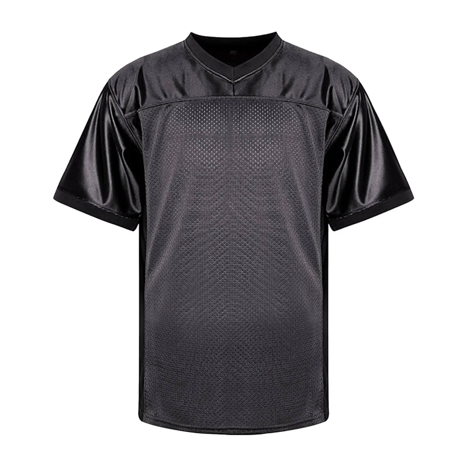 Mens Sports Football T Shirt Solid Color Breathable Loose T-Shirt Summer V-Neck Short Sleeve Tops Clothing
Mens Sports Football T Shirt Solid Color Breathable Loose T-Shirt Summer V-Neck Short Sleeve Tops Clothing