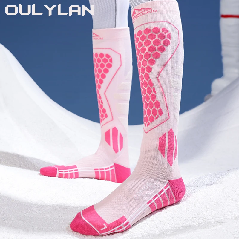 Профессиональные длинные Лыжные носки Oulylan, зимние шерстяные теплые и герметичные спортивные носки против растяжения, носки для походов, сноуборда
Профессиональные длинные Лыжные носки Oulylan, зимние шерстяные теплые и герметичные спортивные носки против растяжения, носки для походов, сноуборда