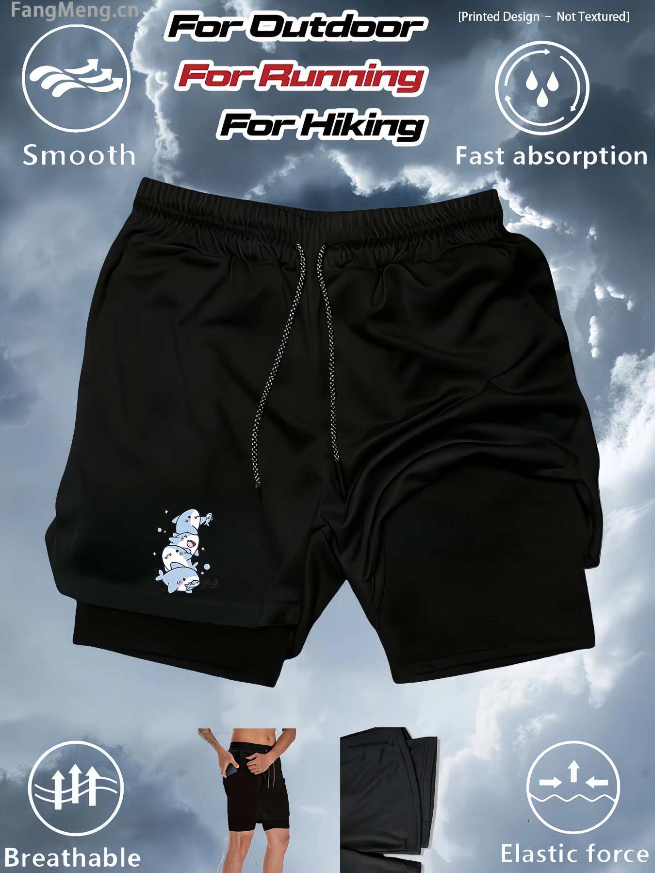 Men's fitness training shorts, summer beach 2-in-1 shorts, quick-drying gym running and jogging outdoor sports shorts
Men's fitness training shorts, summer beach 2-in-1 shorts, quick-drying gym running and jogging outdoor sports shorts