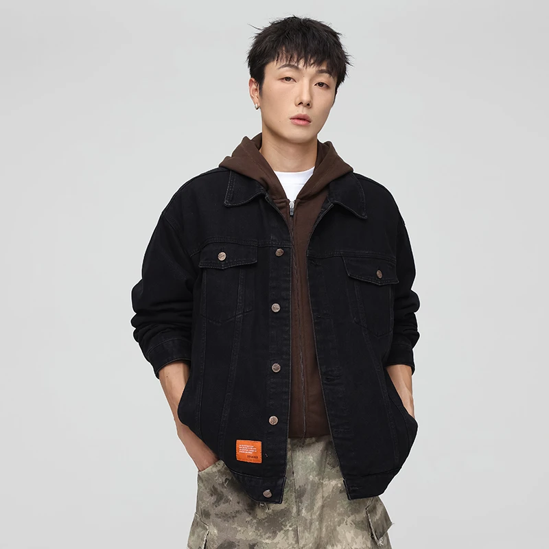 Men American Streetwear Fashion Retro Loose Casual Plus Size Cargo Denim Jacket Coat Spring Autumn Outerwear
Men American Streetwear Fashion Retro Loose Casual Plus Size Cargo Denim Jacket Coat Spring Autumn Outerwear