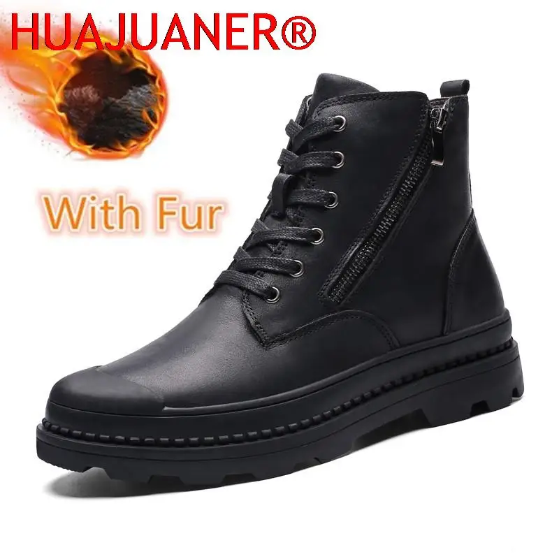 Men Boots Genuine Leather Winter Punk Casual Shoes Mens Motorcycle Snow Boots Man Luxury Tactical Shoes Plus Size 34-47
Men Boots Genuine Leather Winter Punk Casual Shoes Mens Motorcycle Snow Boots Man Luxury Tactical Shoes Plus Size 34-47