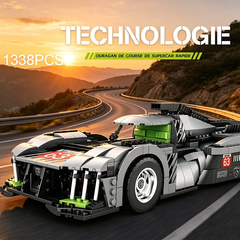1338PCS City Racing Vehicle Building Blocks 9X8 Sports Car Simulation Model Bricks Home Ornament Educational DIY Presents
1338PCS City Racing Vehicle Building Blocks 9X8 Sports Car Simulation Model Bricks Home Ornament Educational DIY Presents