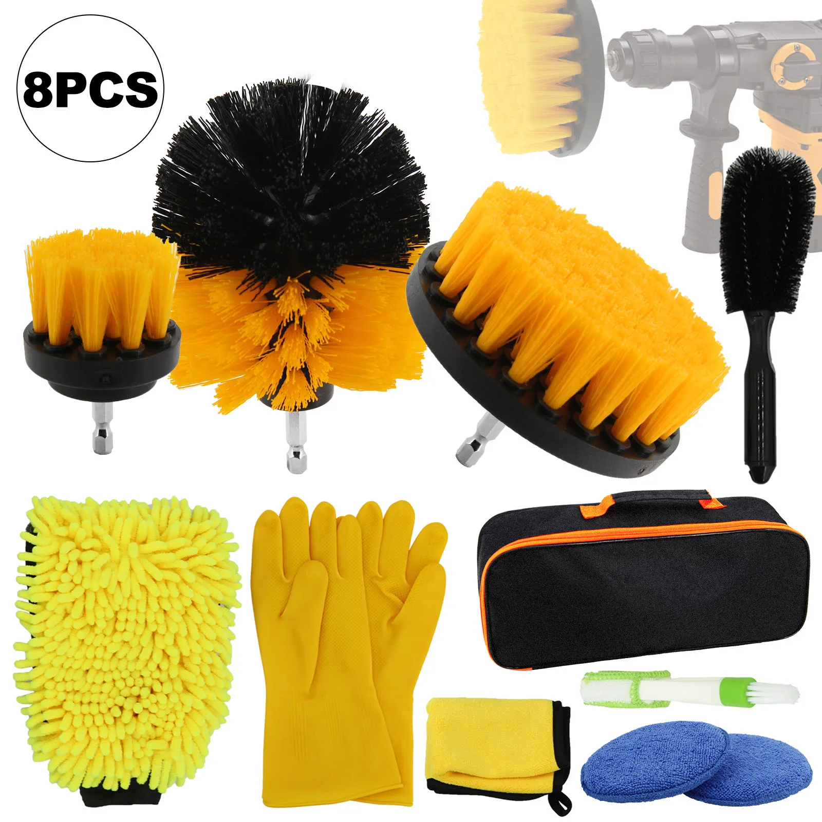 Auto Detailing Cleaning Kit Car Clean Towel Power Scrubber Tire Wheel Brush Leather Air Vents Wash Towel Rim Dust Wash Tools
Auto Detailing Cleaning Kit Car Clean Towel Power Scrubber Tire Wheel Brush Leather Air Vents Wash Towel Rim Dust Wash Tools