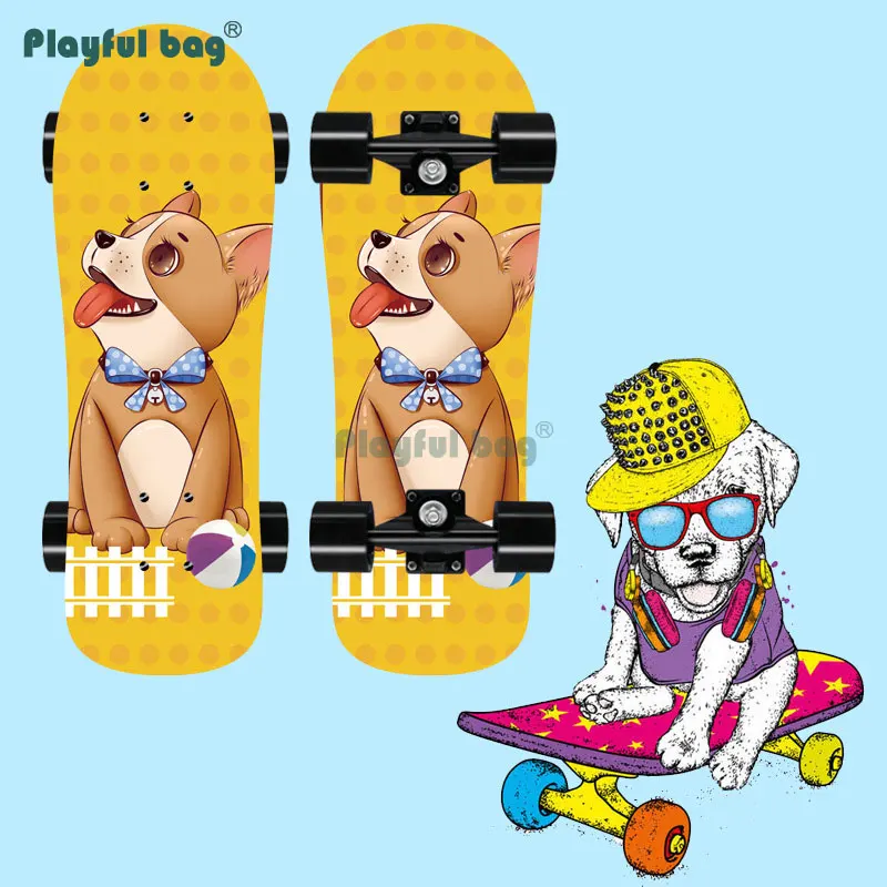 Pet dog cat skateboard big head board Brush street wheel Metal bracket Outdoor Cat Dog skateboard Cartoon pattern AMB101
Pet dog cat skateboard big head board Brush street wheel Metal bracket Outdoor Cat Dog skateboard Cartoon pattern AMB101