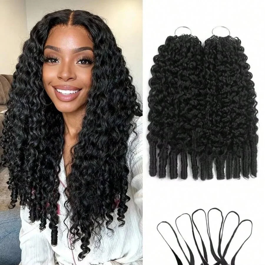 Bling Hair Pre Separated Feather Crochet Human Hair Extensions Miracle Knots Burmese Curly Crochet Hair Pre Looped With Knotless Strings Deep Human Crochet Hair Extension For Braiding Twist 18inch
Bling Hair Pre Separated Feather Crochet Human Hair Extensions Miracle Knots Burmese Curly Crochet Hair Pre Looped With Knotless Strings Deep Human Crochet Hair Extension For Braiding Twist 18inch