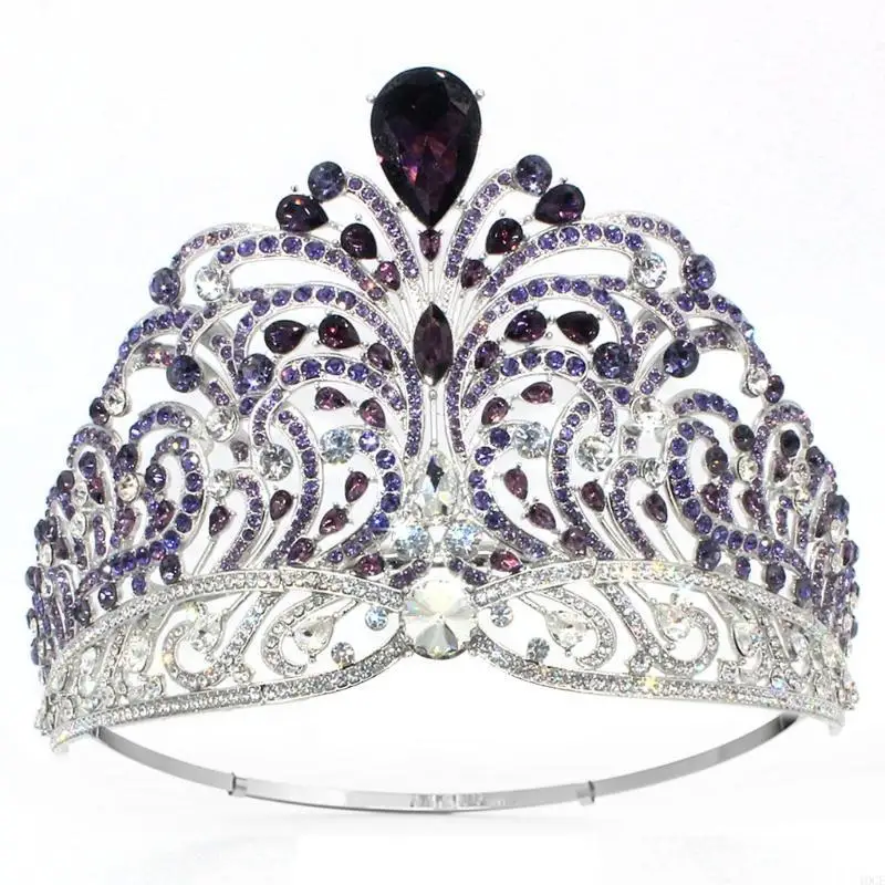 Elegant Gemstones Crown Beauty Pageant Crown Fashionable Women Alloys Crown for Pageants Weddings and Performances
Elegant Gemstones Crown Beauty Pageant Crown Fashionable Women Alloys Crown for Pageants Weddings and Performances