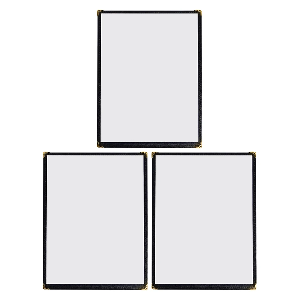 3pcs A4 Transparent Menu Holder PVC Recipe Cover Double Sided Restaurant Cafe Use Multi functional Menu for Chinese
3pcs A4 Transparent Menu Holder PVC Recipe Cover Double Sided Restaurant Cafe Use Multi functional Menu for Chinese