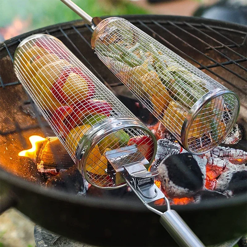 Barbecue Grilling Basket Stainless Steel Camping Grill Mesh Cooking Tool for Outdoor Picnic Camping Bonfire Party Basket
Barbecue Grilling Basket Stainless Steel Camping Grill Mesh Cooking Tool for Outdoor Picnic Camping Bonfire Party Basket