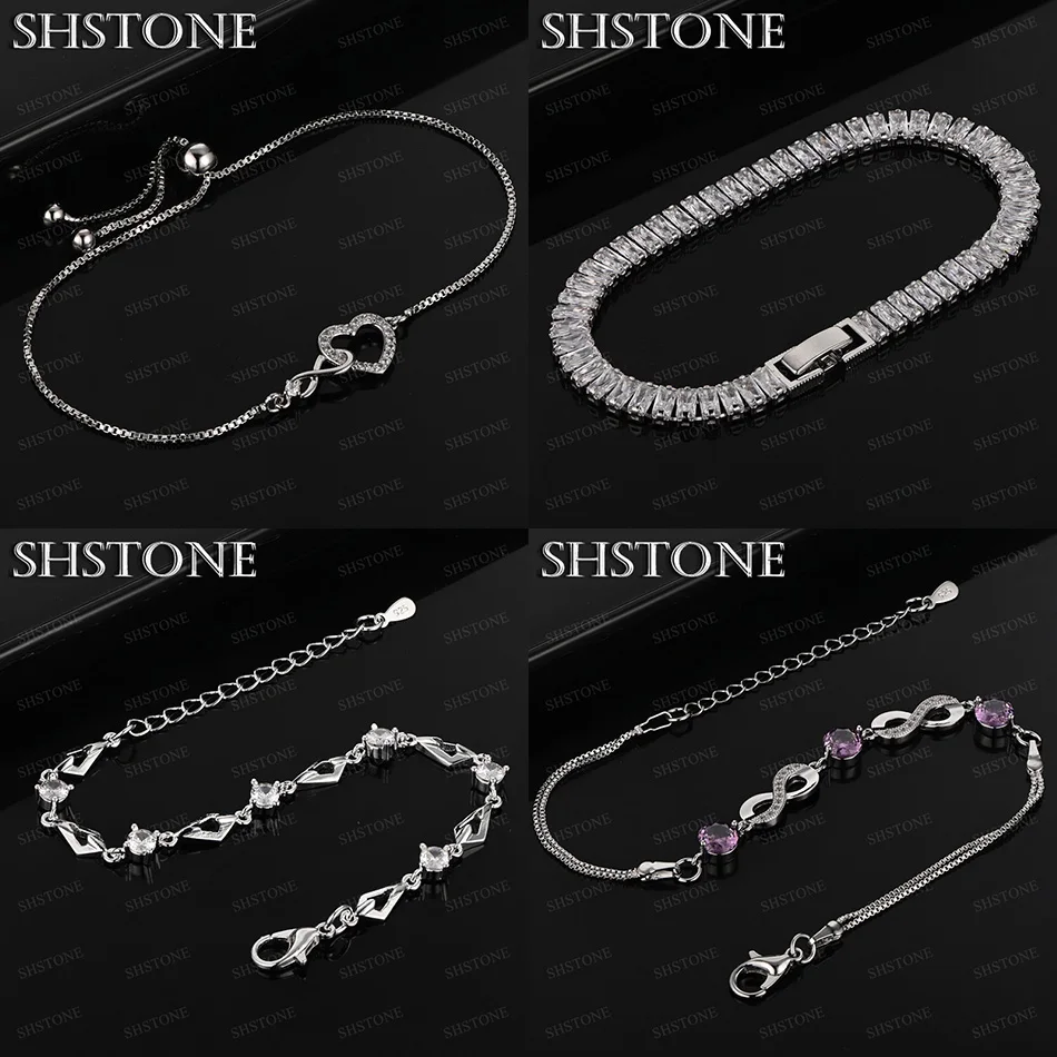 Classic 925 Sterling Silver Heart Rectangular Zircon Number 8 Bracelets Women Fine Jewelry Accessories Engagement Party Gift
Classic 925 Sterling Silver Heart Rectangular Zircon Number 8 Bracelets Women Fine Jewelry Accessories Engagement Party Gift