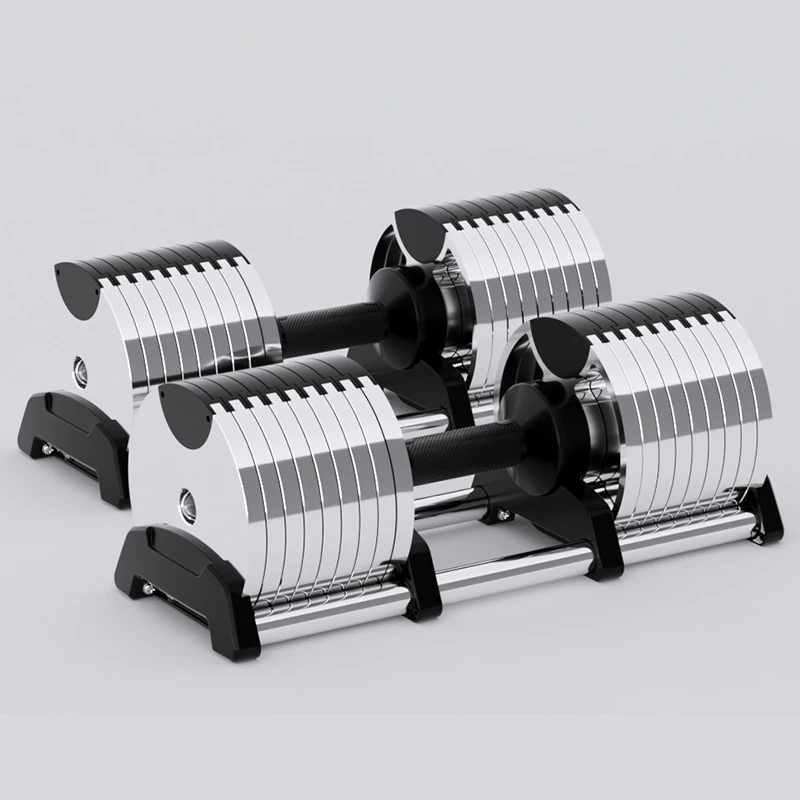 16kg/20kg/24kg/32kg Electroplated Premium Dumbbells with Rotating Handle Adjustment and Dumbbell Stand for Gym Fitness Training
16kg/20kg/24kg/32kg Electroplated Premium Dumbbells with Rotating Handle Adjustment and Dumbbell Stand for Gym Fitness Training