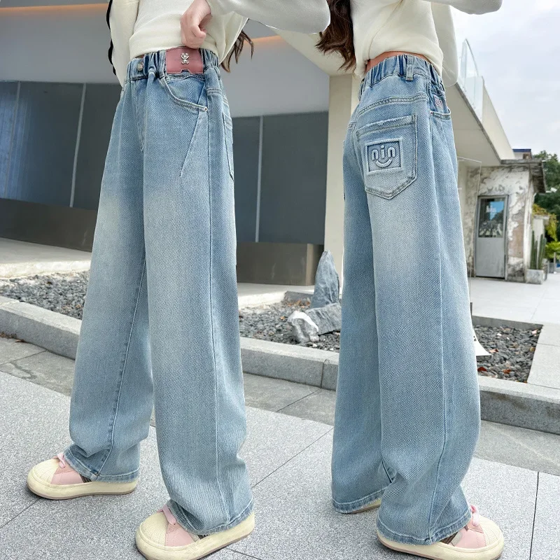 New Spring Clothing for Girls Casual Regular Jeans Kids Fashion High Street Denim Pants Child Retro Blue Jeans Trousers For Teen
New Spring Clothing for Girls Casual Regular Jeans Kids Fashion High Street Denim Pants Child Retro Blue Jeans Trousers For Teen