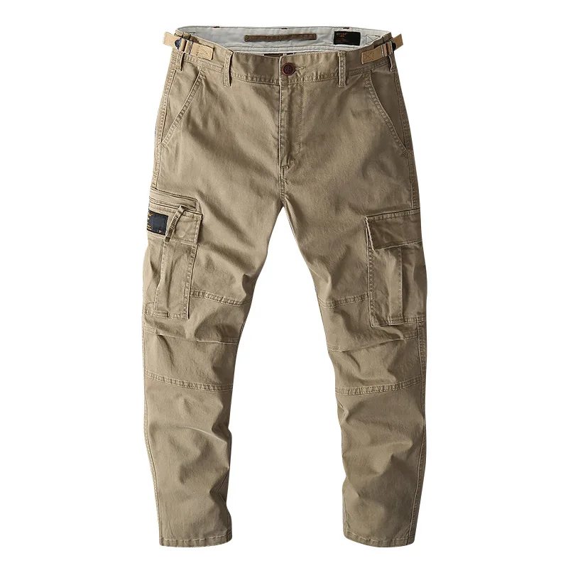Overalls men's trendy spring and autumn casual pants dirt-resistant wear-resistant trousers multi-pocket loose work pants cotton
Overalls men's trendy spring and autumn casual pants dirt-resistant wear-resistant trousers multi-pocket loose work pants cotton