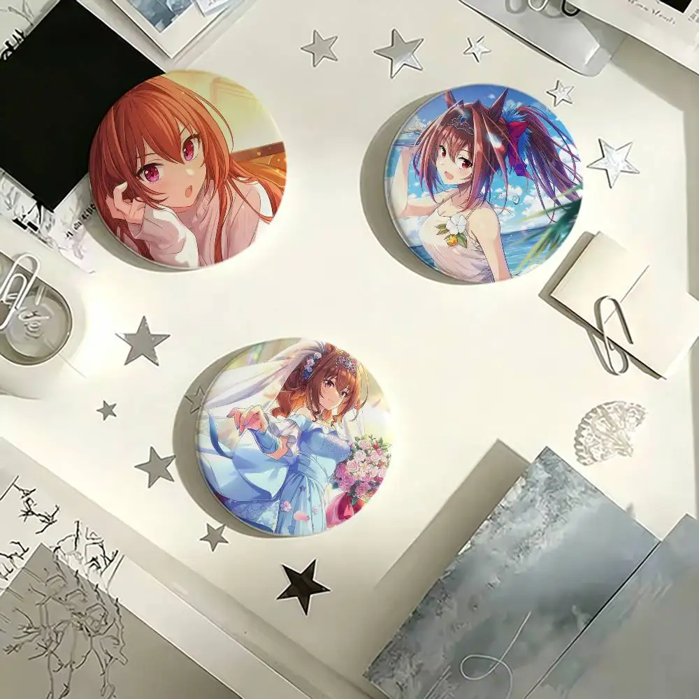 Umamusume Daiwa Scarlet Button Pins Backpack Clothing Decor Brooch Badge Jewelry Gifts for Kids
Umamusume Daiwa Scarlet Button Pins Backpack Clothing Decor Brooch Badge Jewelry Gifts for Kids