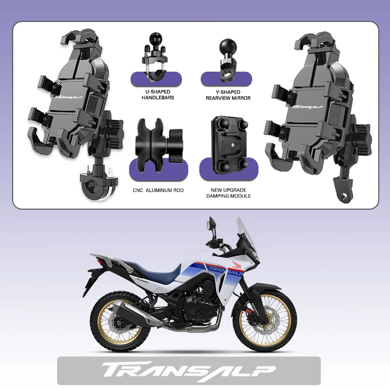 For Honda TRANSALP XL600 XL650 XLV 600 650 700 High-Grade Mobile Phone Holder GPS Stand Bracket Motorcycle Accessories
For Honda TRANSALP XL600 XL650 XLV 600 650 700 High-Grade Mobile Phone Holder GPS Stand Bracket Motorcycle Accessories