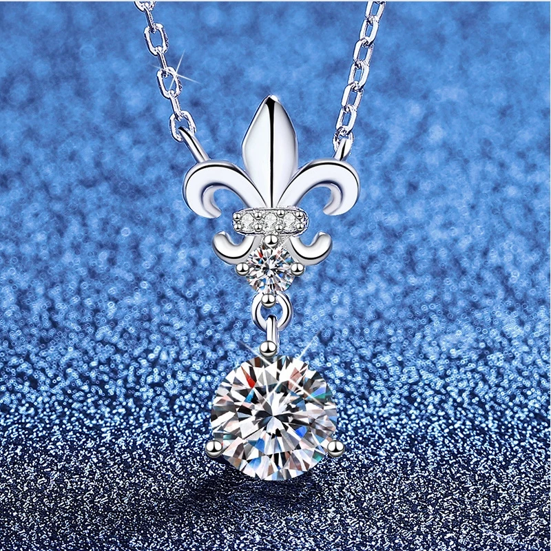 S925 silver moissanite one carat iris necklace for women, light luxury high-end niche collarbone chain accessory
S925 silver moissanite one carat iris necklace for women, light luxury high-end niche collarbone chain accessory
