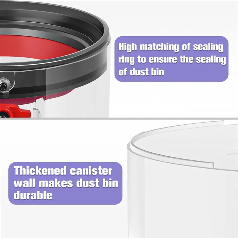 Dust Container With Filter Replacement Parts For Dyson V10 SV12 Animal And Absolute Vacuum Cleaner Accessories Dustbin-AA26
Dust Container With Filter Replacement Parts For Dyson V10 SV12 Animal And Absolute Vacuum Cleaner Accessories Dustbin-AA26
