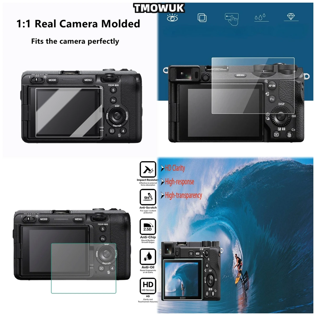 For A7S3 A7R3 A7RM3 A7RMII A7MII A7MIII A7C, Anti-Glare Screen Guard, 9H Hardness Glass Film.
For A7S3 A7R3 A7RM3 A7RMII A7MII A7MIII A7C, Anti-Glare Screen Guard, 9H Hardness Glass Film.