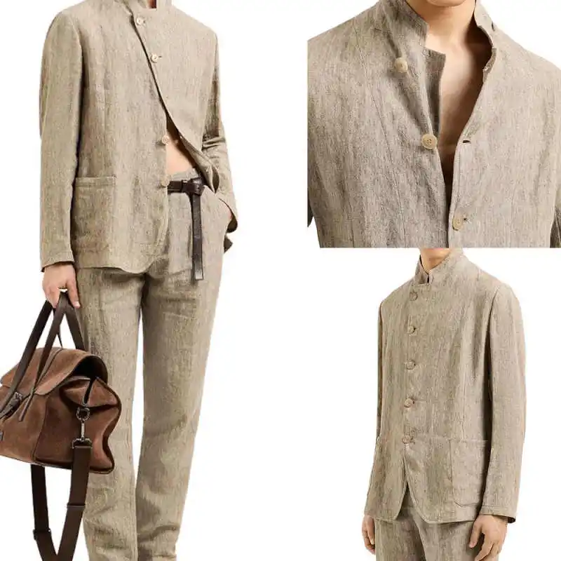 Vintage Wedding Suit for Man Slim Suits 2 Piece Blazer Pant Single Breasted Formal Suits for Men Business Party Customized
Vintage Wedding Suit for Man Slim Suits 2 Piece Blazer Pant Single Breasted Formal Suits for Men Business Party Customized