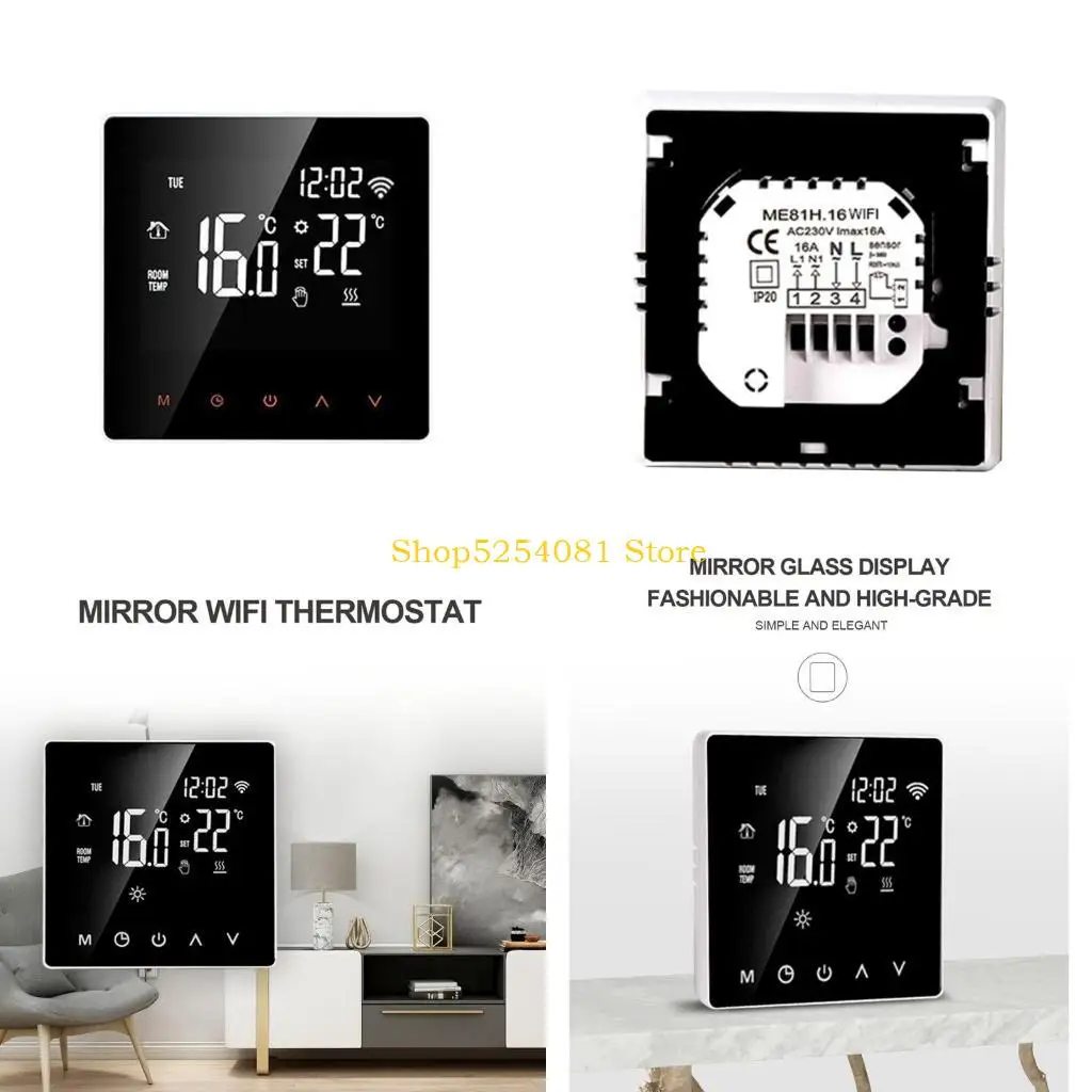 ЖК-экрановый экран Axyc Thermostat Controller беспроводной температуры.
ЖК-экрановый экран Axyc Thermostat Controller беспроводной температуры.