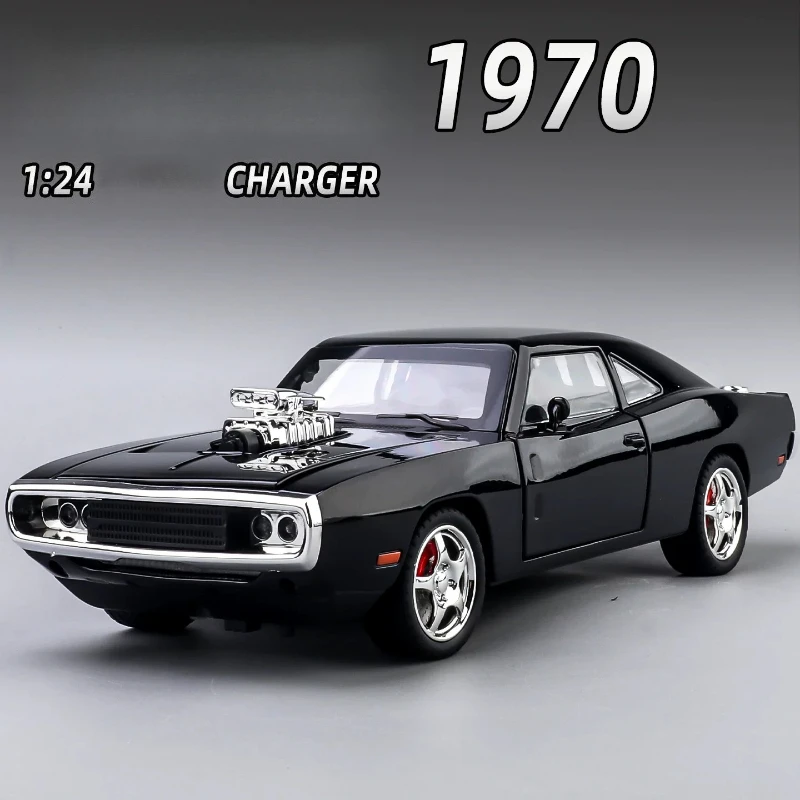 1:24 1970 Charger Muscle Sports Car Model Alloy Diecast Sound Light Toy Model Collection Simulation Childrens Gift
1:24 1970 Charger Muscle Sports Car Model Alloy Diecast Sound Light Toy Model Collection Simulation Childrens Gift
